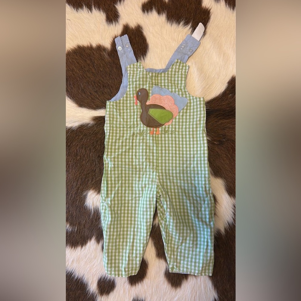 Bailey boys 18mo reversible turkey and helicopter